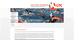 Desktop Screenshot of lion-team-challenge.de