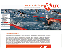 Tablet Screenshot of lion-team-challenge.de
